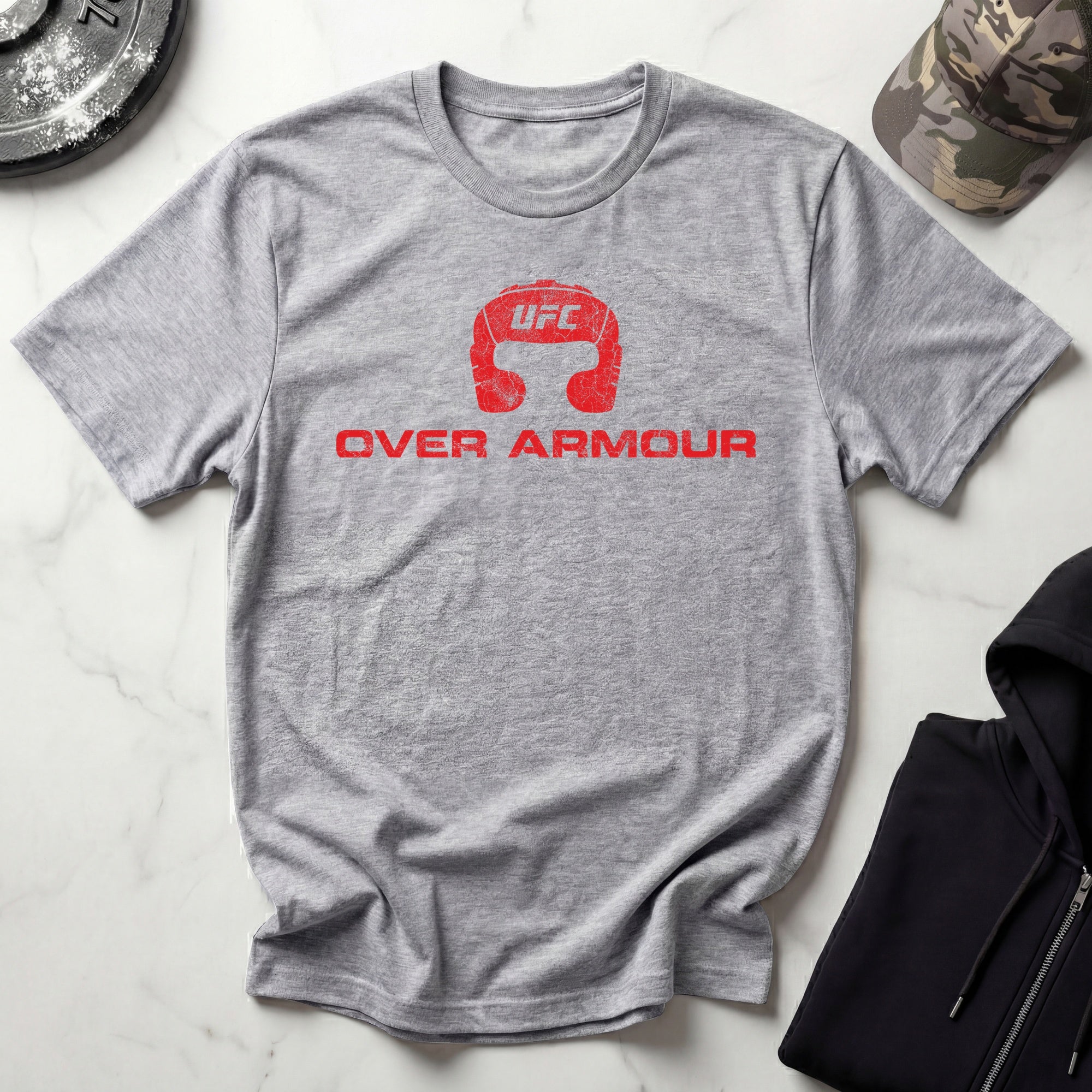 MMA Over Armour Gym Vintage Gym T-Shirt