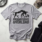 Progressive Overload Graphic Vintage Gym T-Shirt