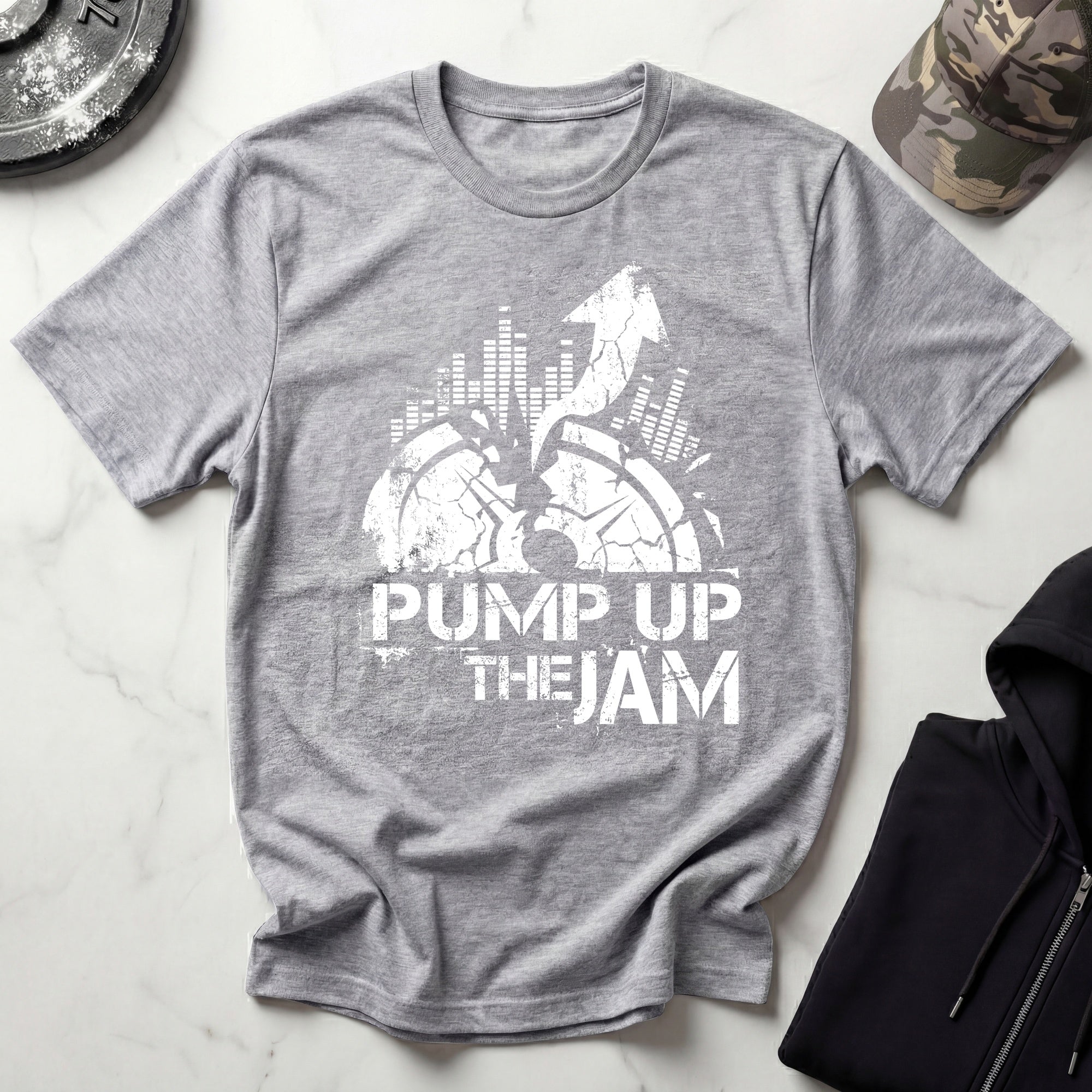 Pump Up Retro Gym Tee-Shirt