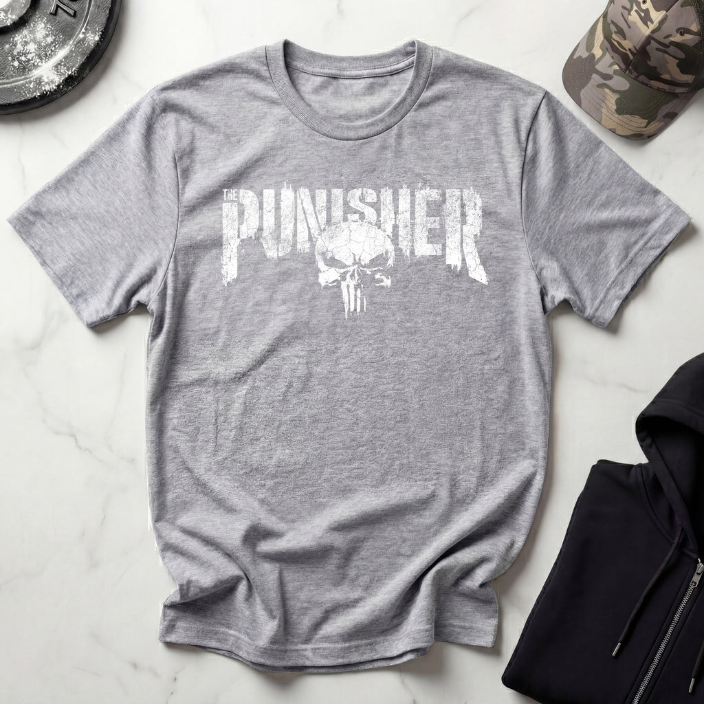 Punisher Grunge Graphic Gym T-Shirt