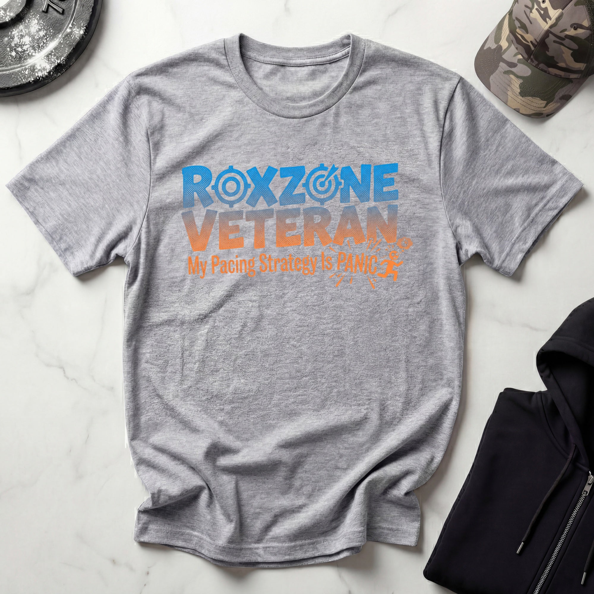 Roxzone Veteran Graphic Gym T-Shirt
