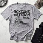 Roxzone Veteran Graphic Dark Gym T-Shirt