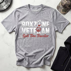 Roxzone Veteran Graphic White Red Gym T-Shirt