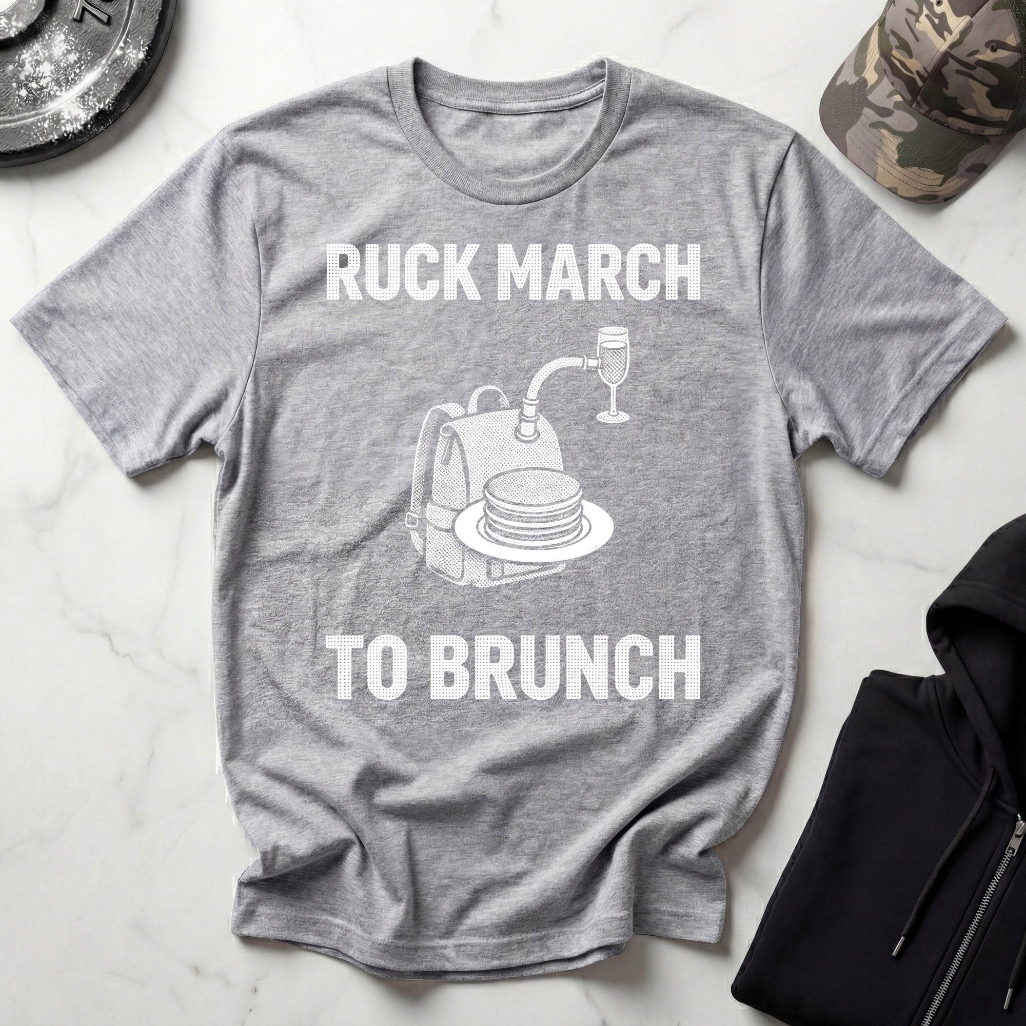 Ruck March To Brunch Gym T-Shirt
