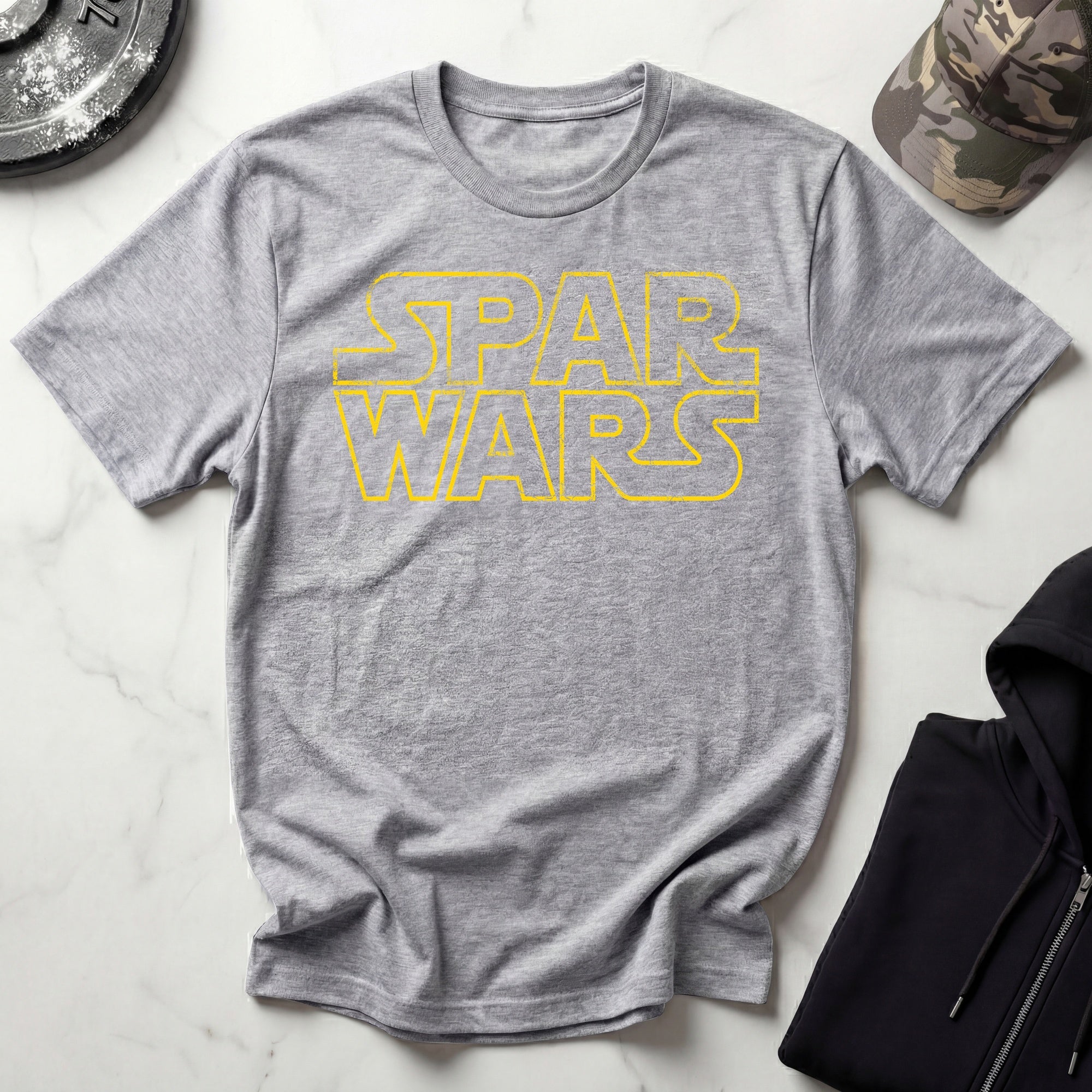 Spar Wars Outline Vintage Gym T-Shirt