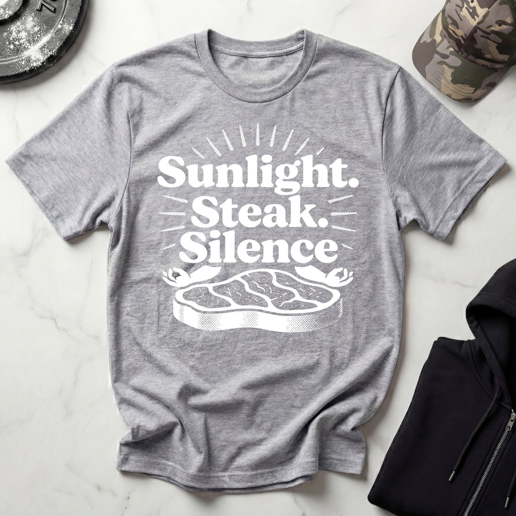 Sunlight Steak Silence Vintage Gym T-Shirt