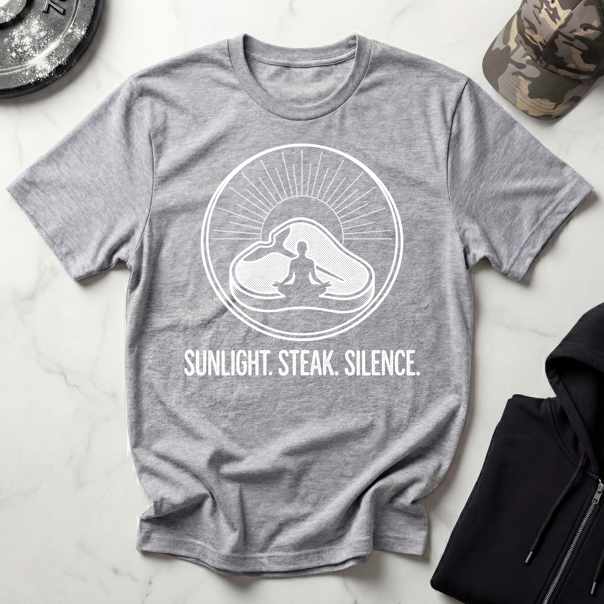 Sunlight Steak Silence Neurology Gym T-Shirt