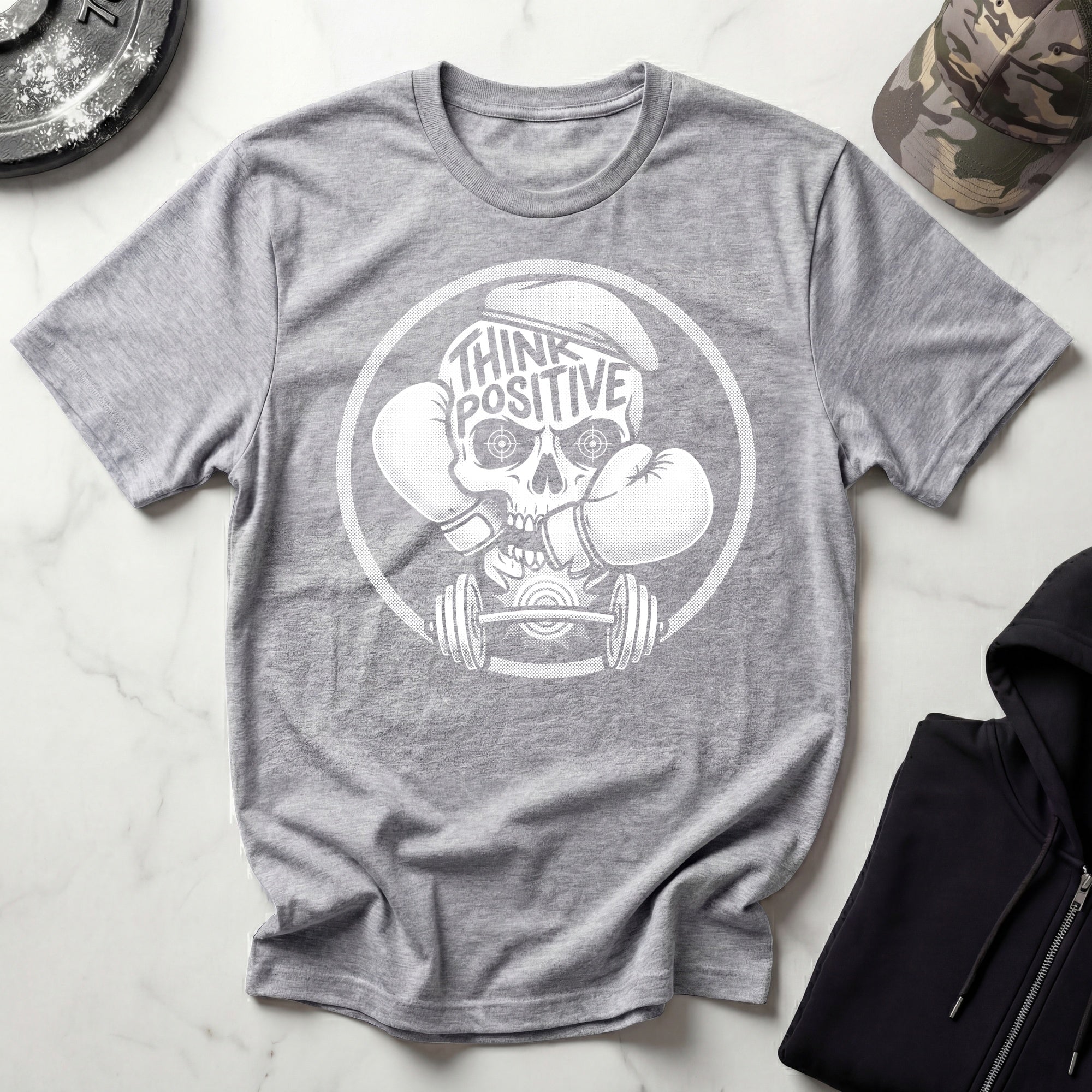 Think Positive Boxing Mindset Gym T-Shirt