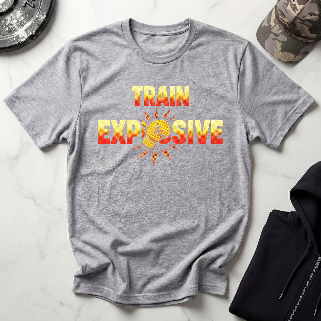 Boxing Train Explosive Gym T-Shirt