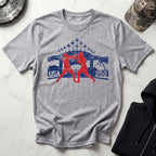 USA Freedom 250 Graphic MMA Gym T-Shirt
