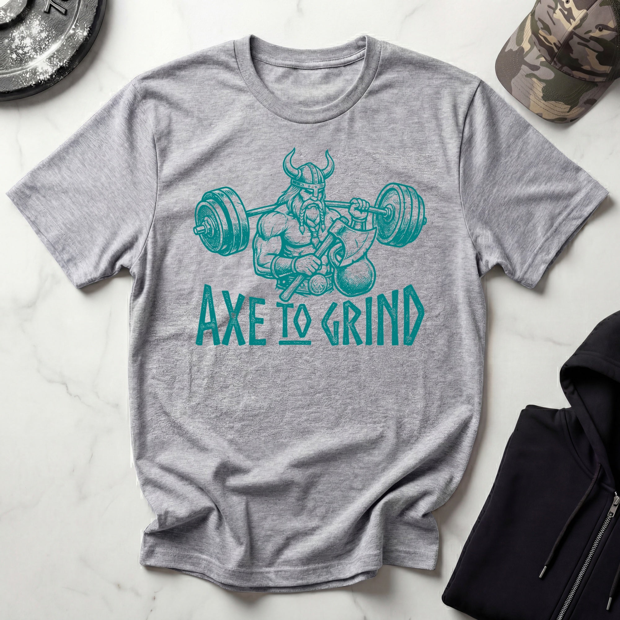 Axe to Grind Graphic Gym T-Shirt