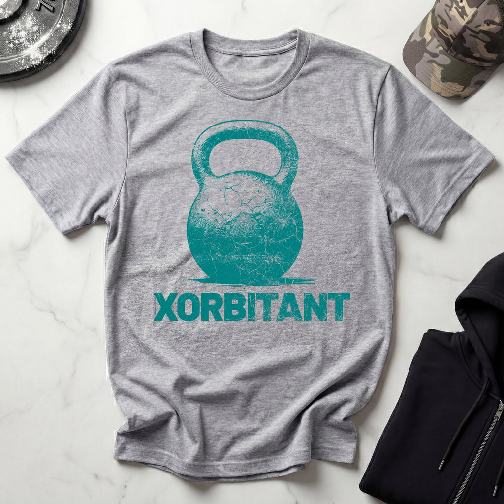X Orbitant Kettlebell Retro Gym T-Shirtt