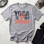 Yoga Is My Therapy Grunge Gym T-Shirt