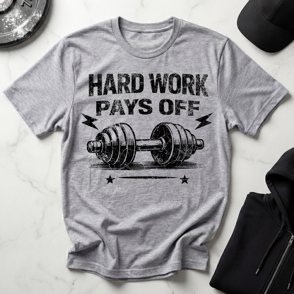 Hard Work Pays Off Light Tee