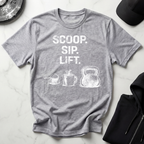 Scoop Sip Lift Dark Tee