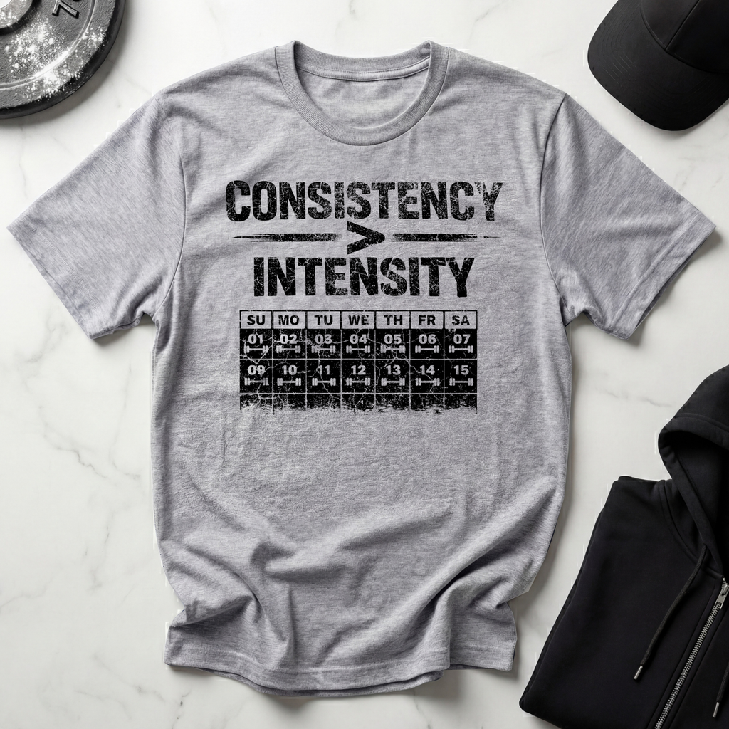 Consistency Over Intensity Light Tee