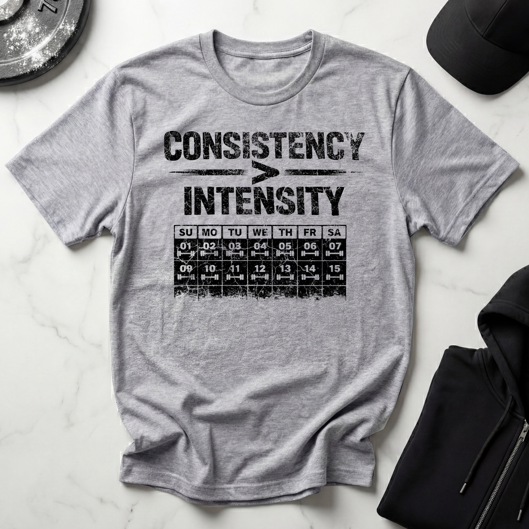 Consistency Over Intensity Light Tee