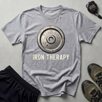 Iron Therapy Weightlifting Gym T-Shirt