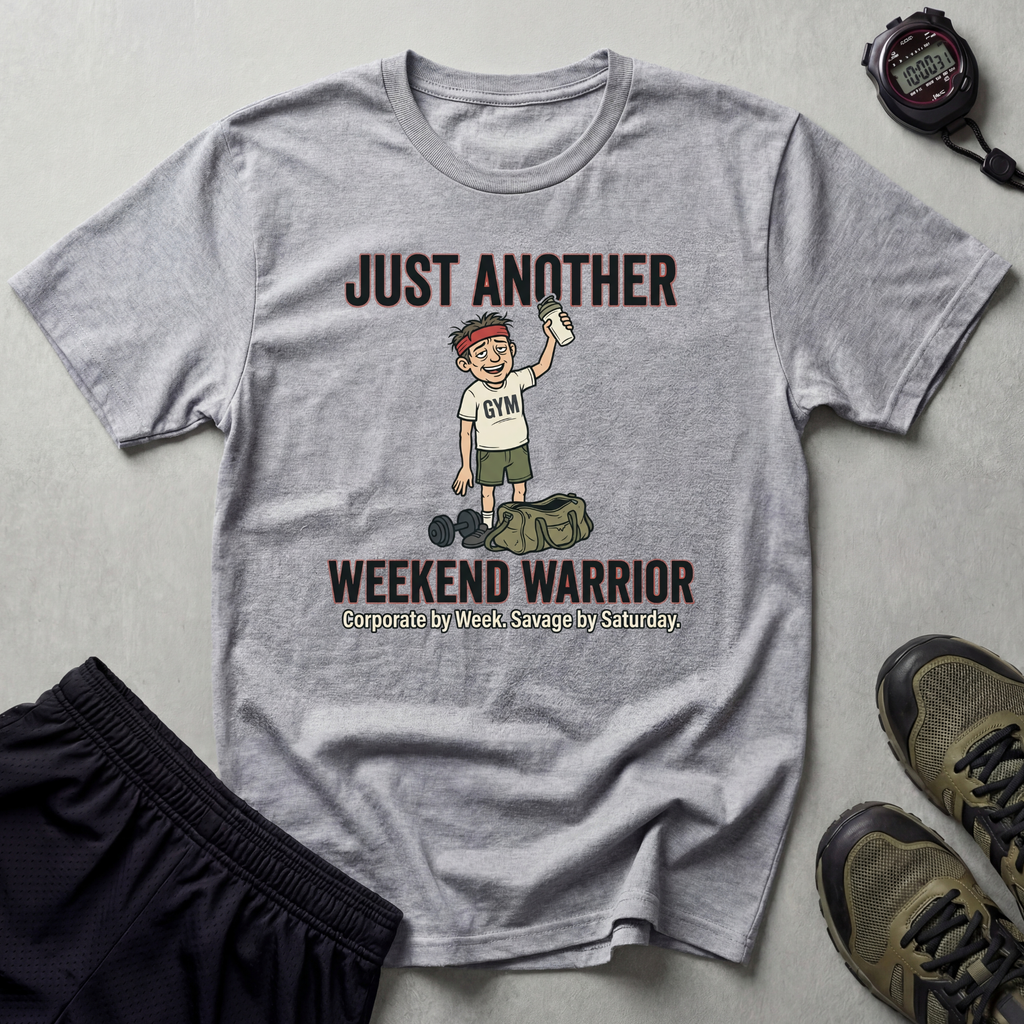 Just Another Weekend Warrior Funny Gym T-Shirt