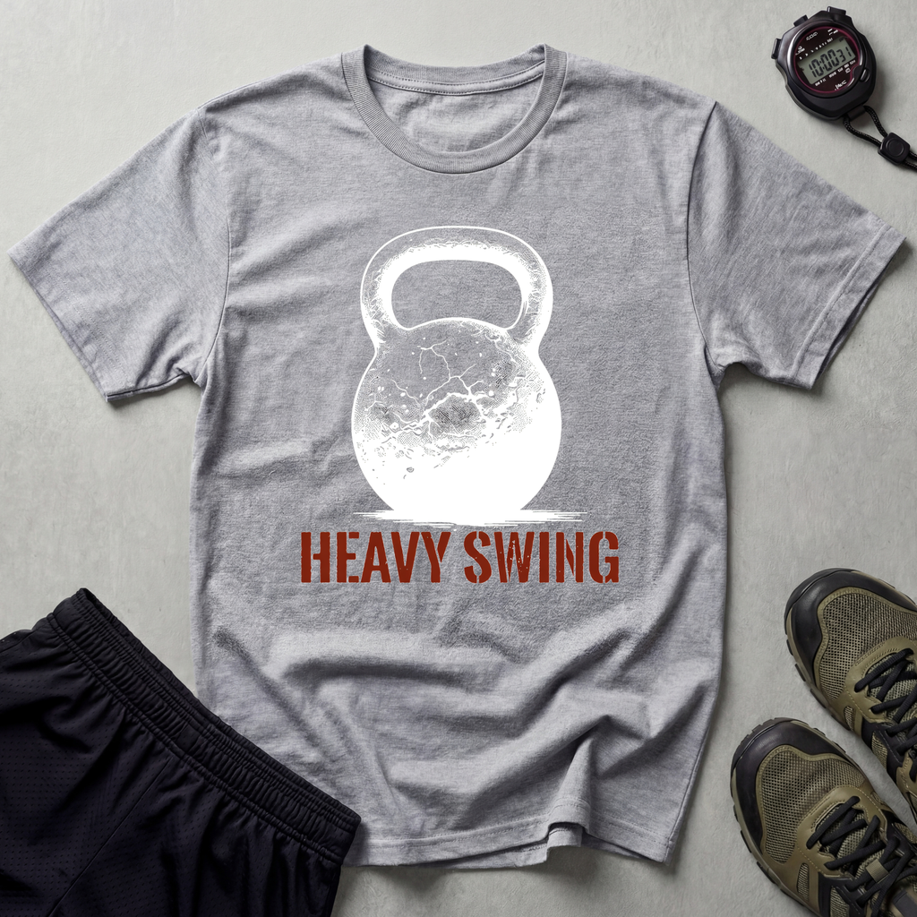 Heavy Swing Kettlebell Gym T-Shirt