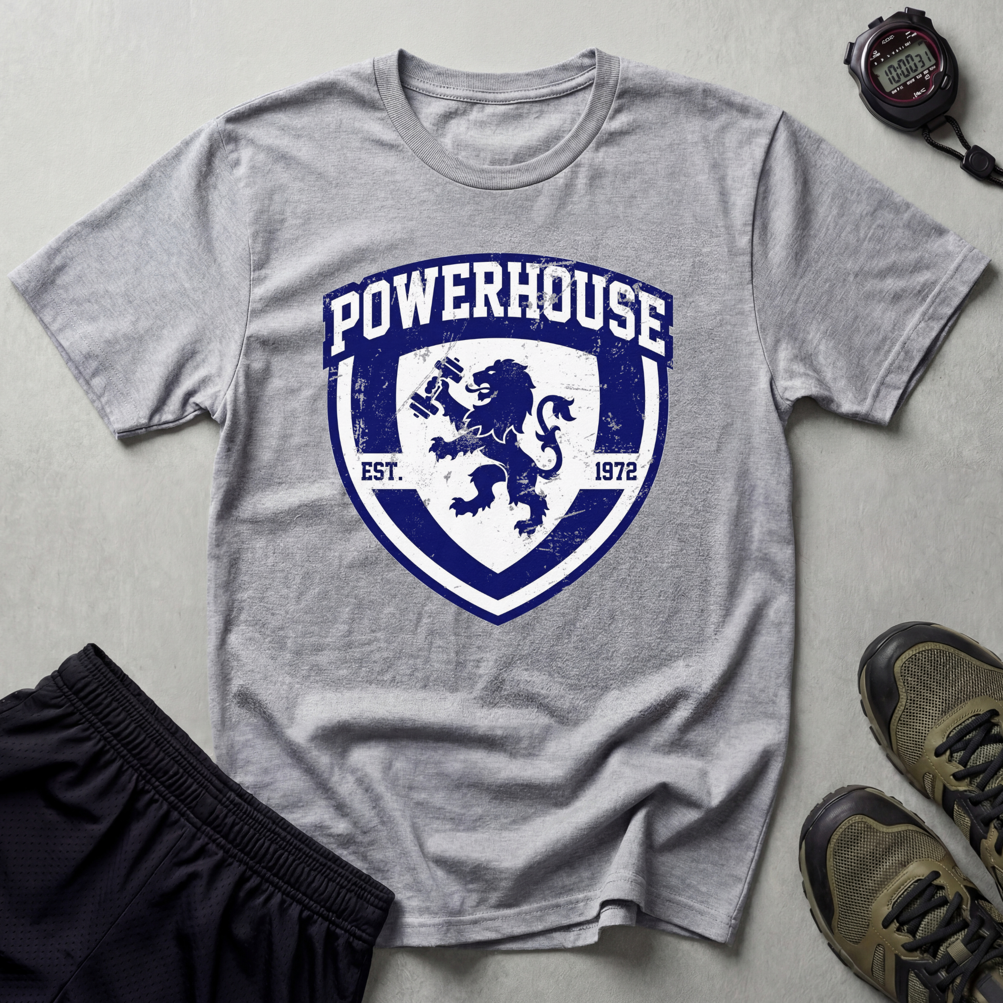 Powerhouse Weightlifting Lion Gym T-Shirt