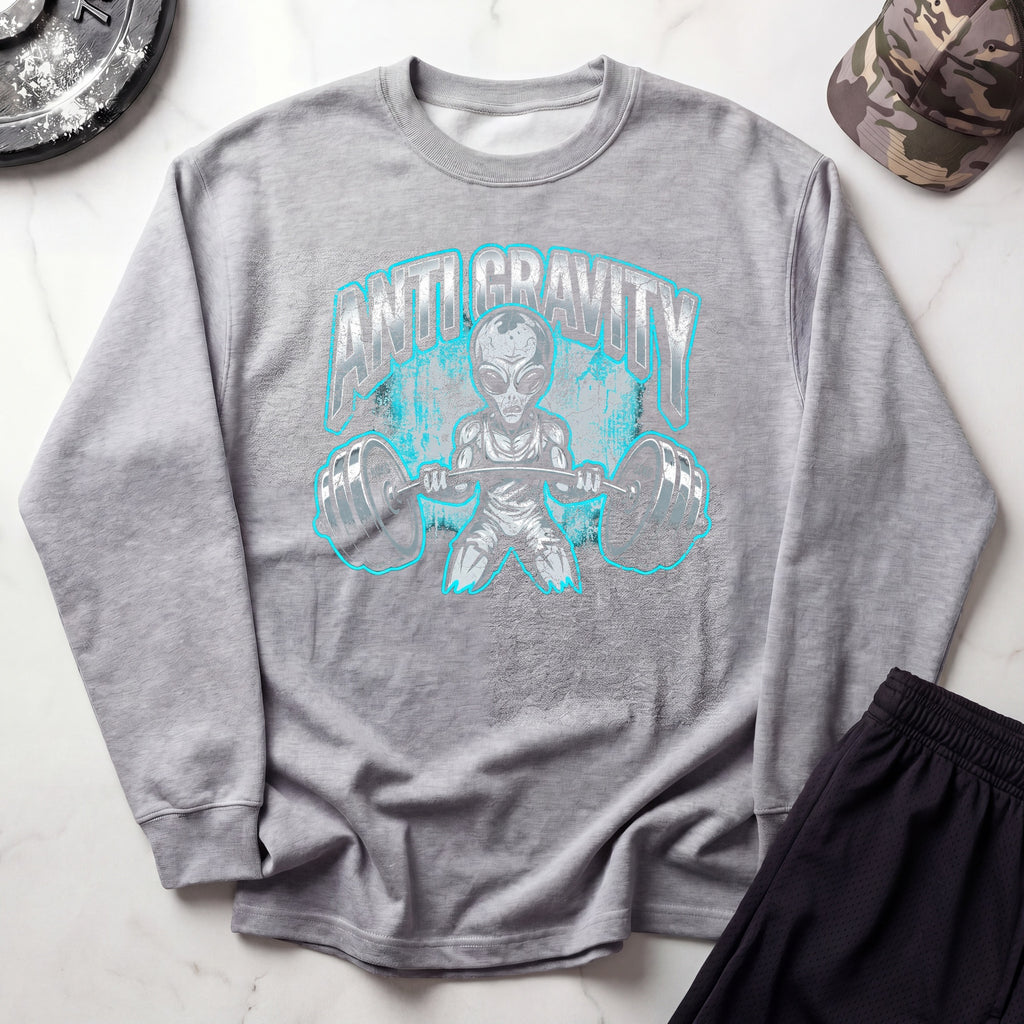 Anti Gravity Alien Gym Crewneck Sweatshirt