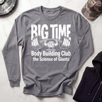 Big Time Bodybuilding Long Sleeve Gym Tee