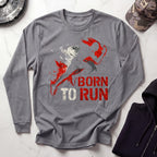 Born To Run Graphic Long Sleeve Tee