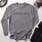 Credible Hulk Retro Long Sleeve Gym Tee
