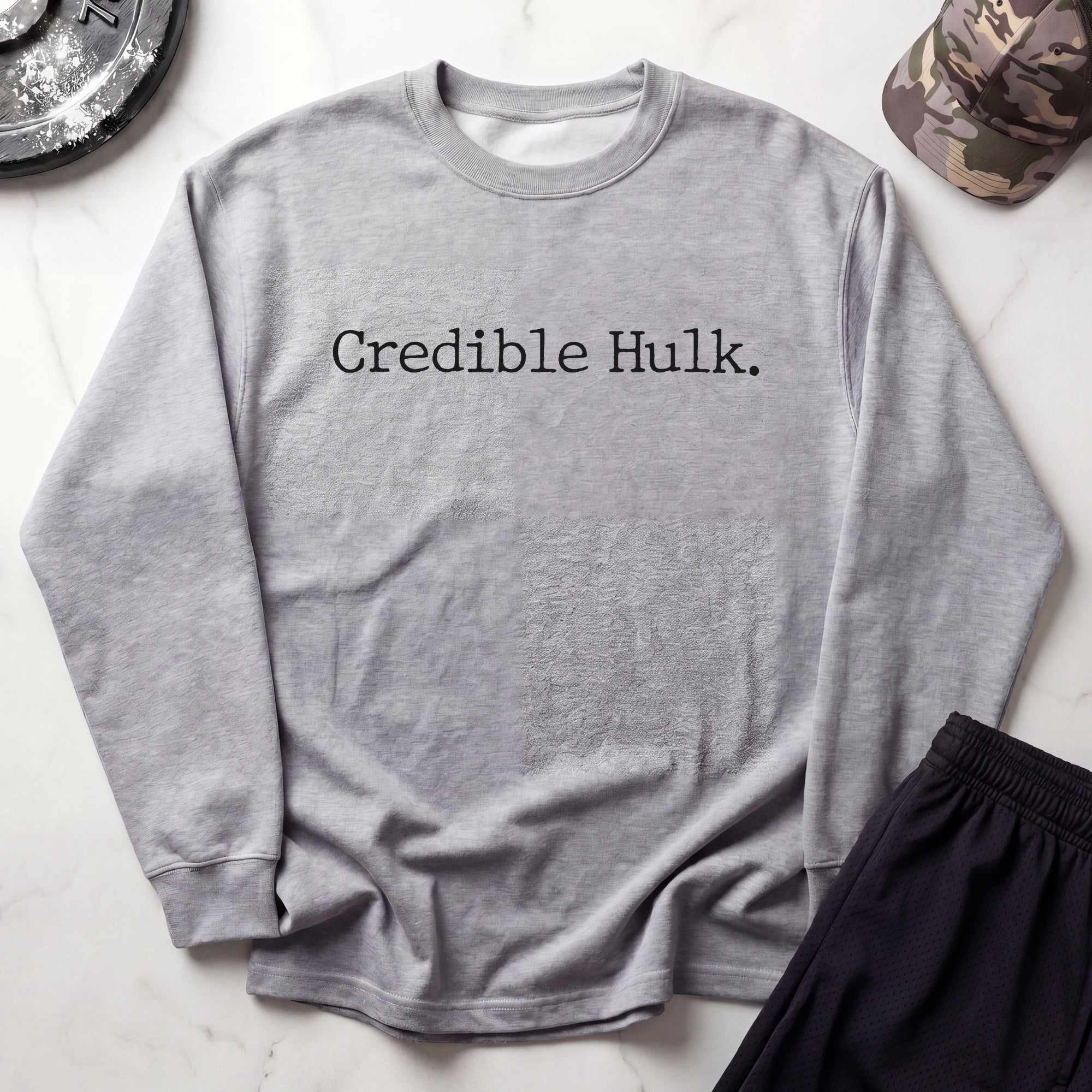 Credible Hulk Vintage Crewneck Sweatshirt