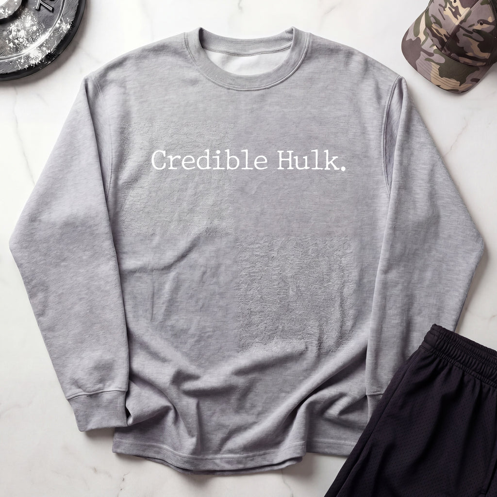 Credible Hulk Retro Crewneck Sweatshirt