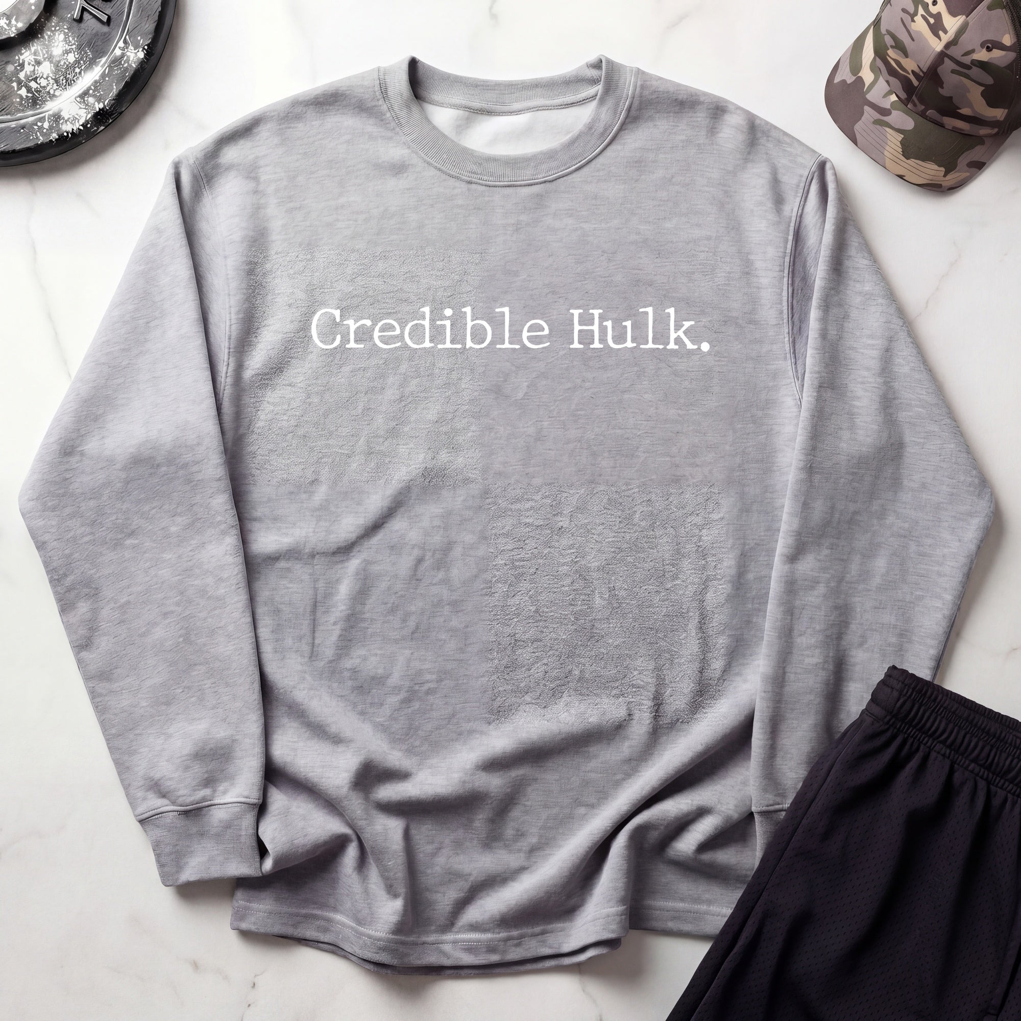 Credible Hulk Retro Crewneck Sweatshirt