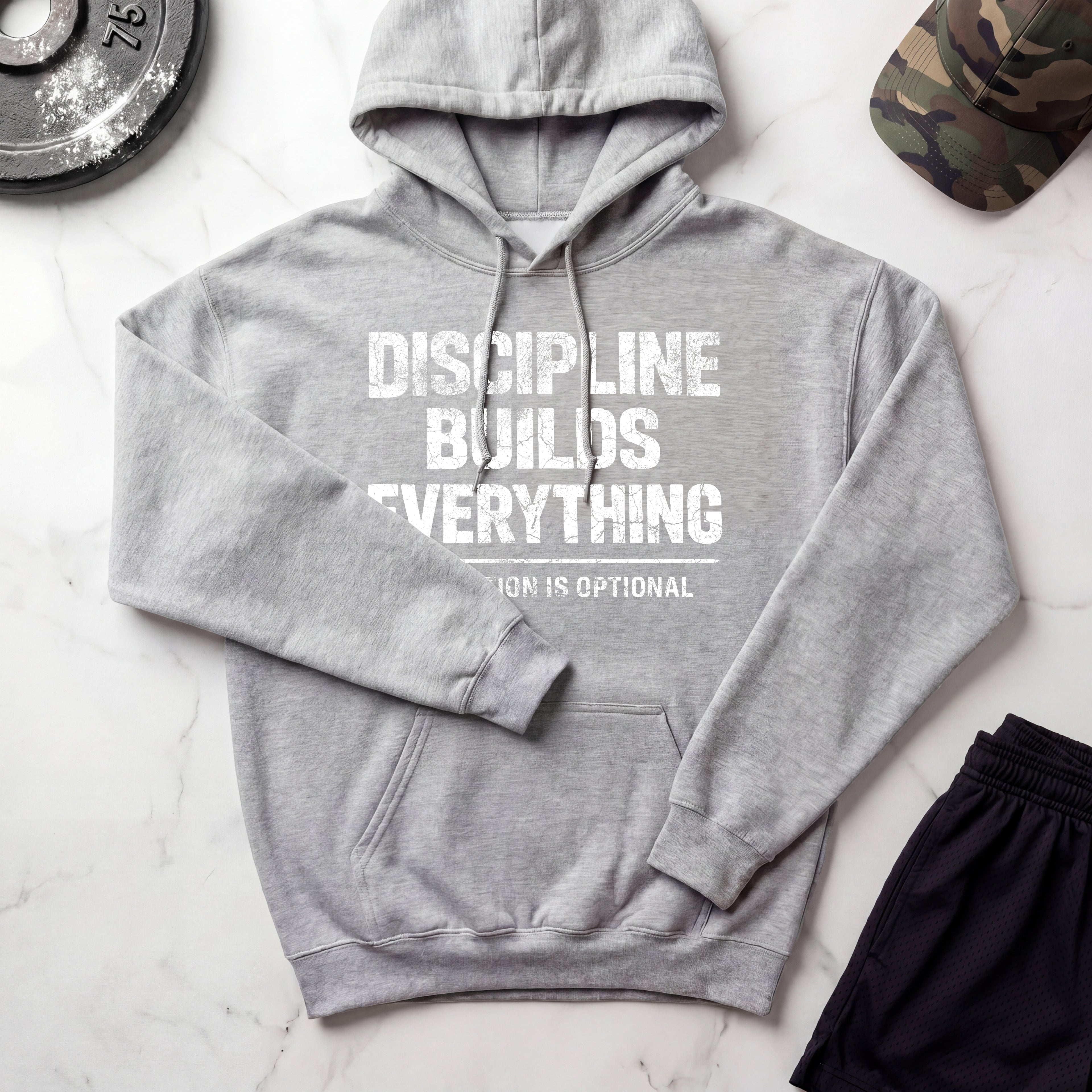 Discipline Builds Everything Graphic Hoodie