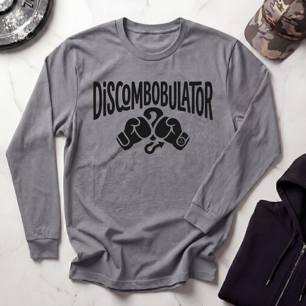 Discombobulator Boxer Long Sleeve Gym Tee