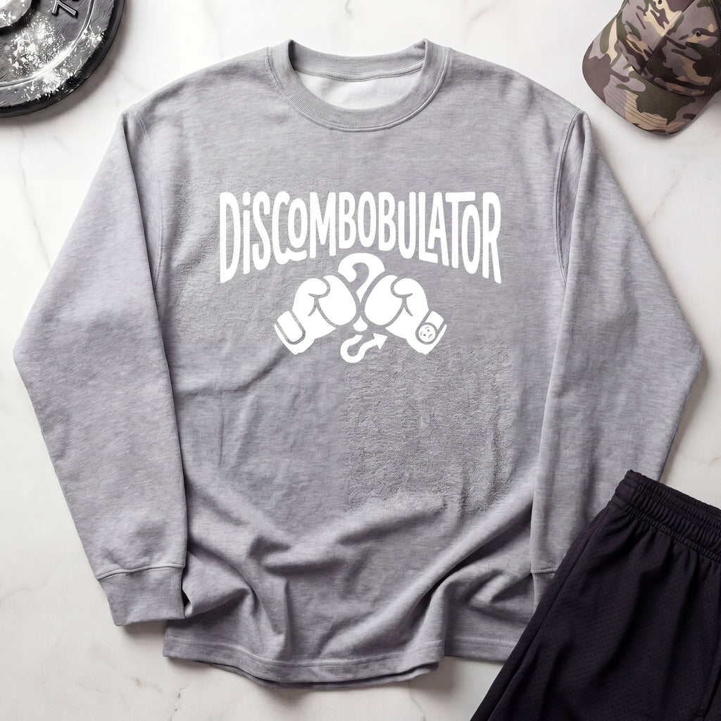 Discombobulator Boxing Cozy Vintage Crewneck Gym Sweatshirt