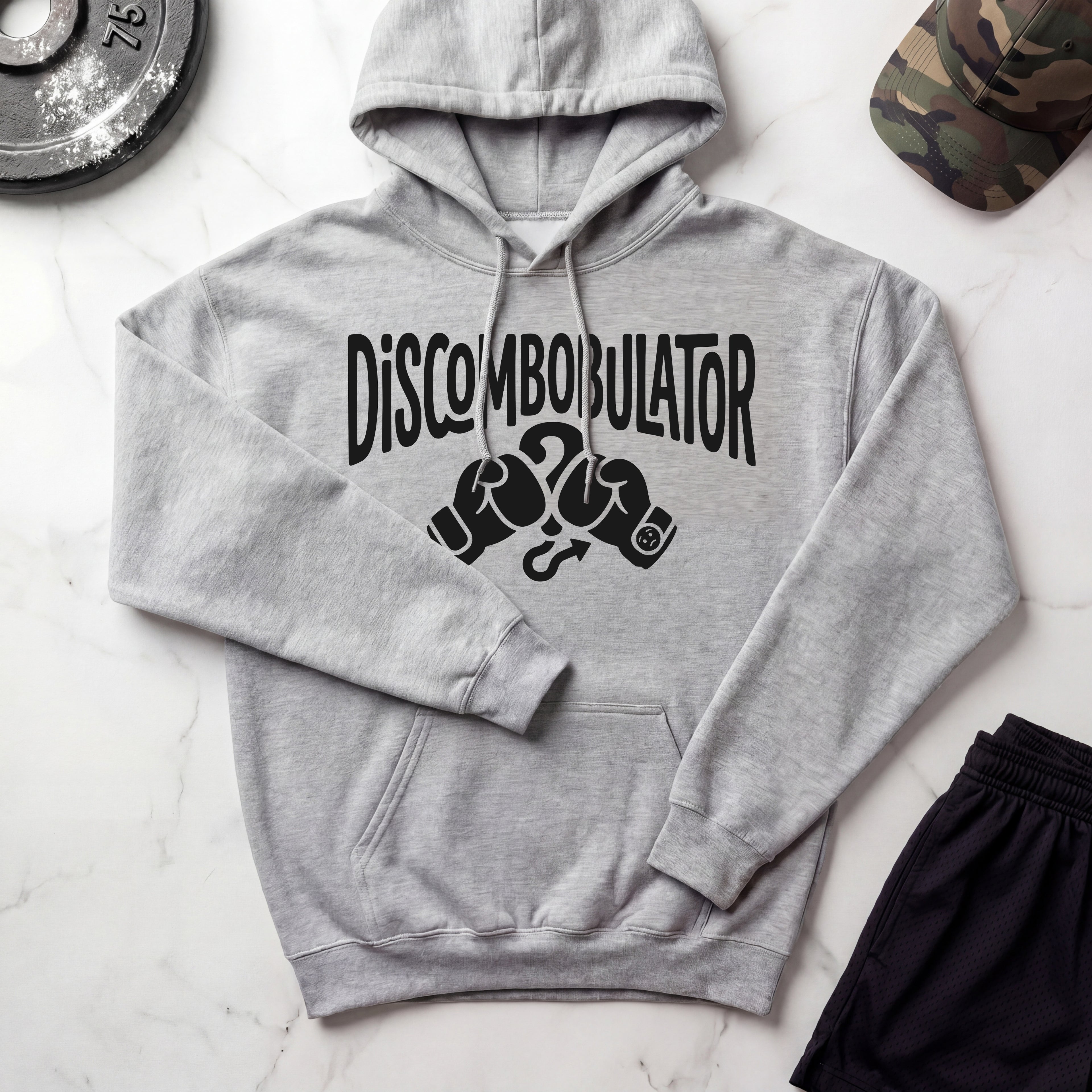 Discombobulator Boxing Graphic Gym Hoodie
