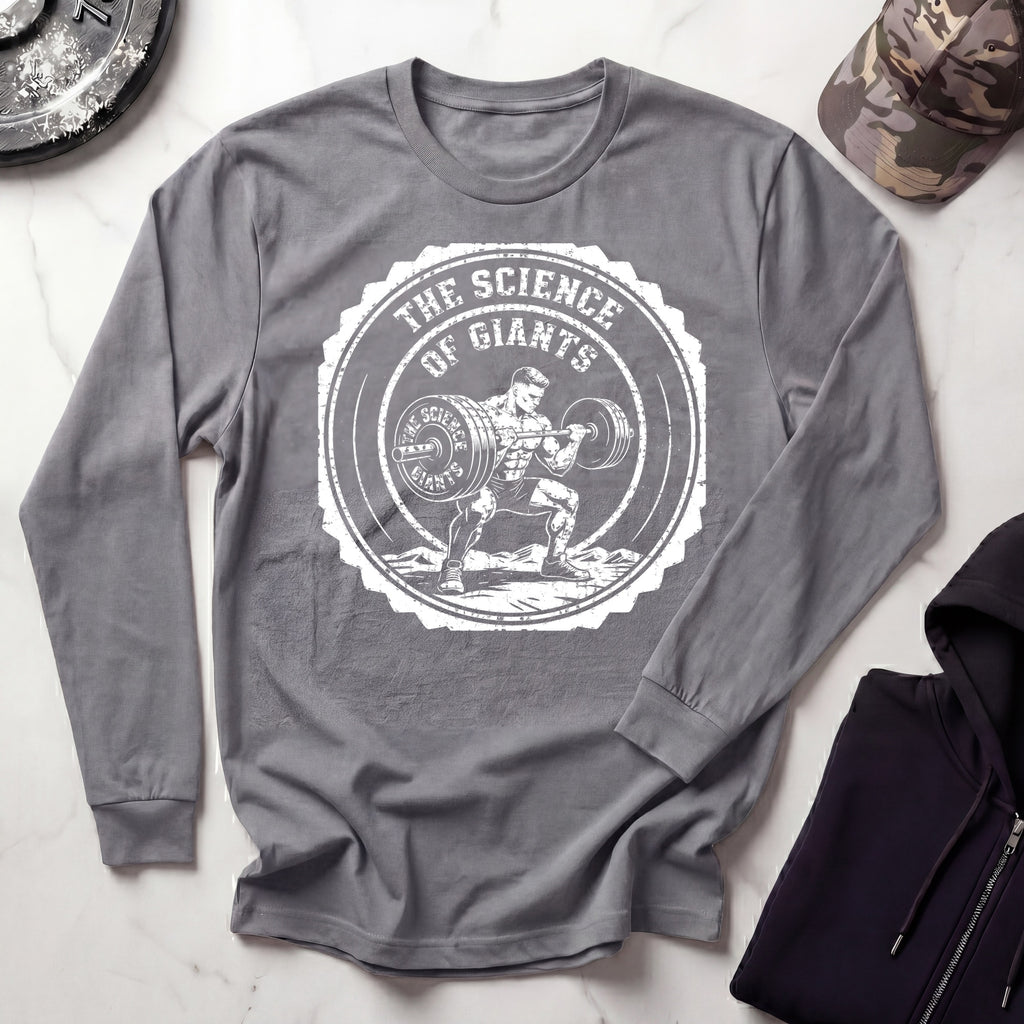 Science of Giants Long Sleeve Gym Tee