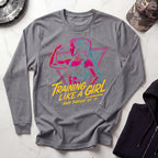 Training Like A Girl Long Sleeve Gym Tee