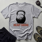 Heavy Swing Kettlebell Workout T-Shirt