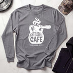 Kettlebell Cafe Graphic Long Sleeve Gym Tee