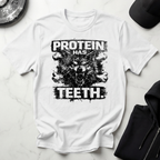 Protein Has Teeth Light Tee