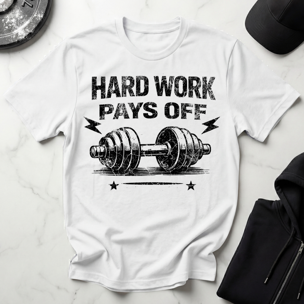 Hard Work Pays Off Light Tee