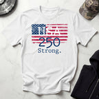 USA 250 Strong Gym Vintage Gym T-Shirt