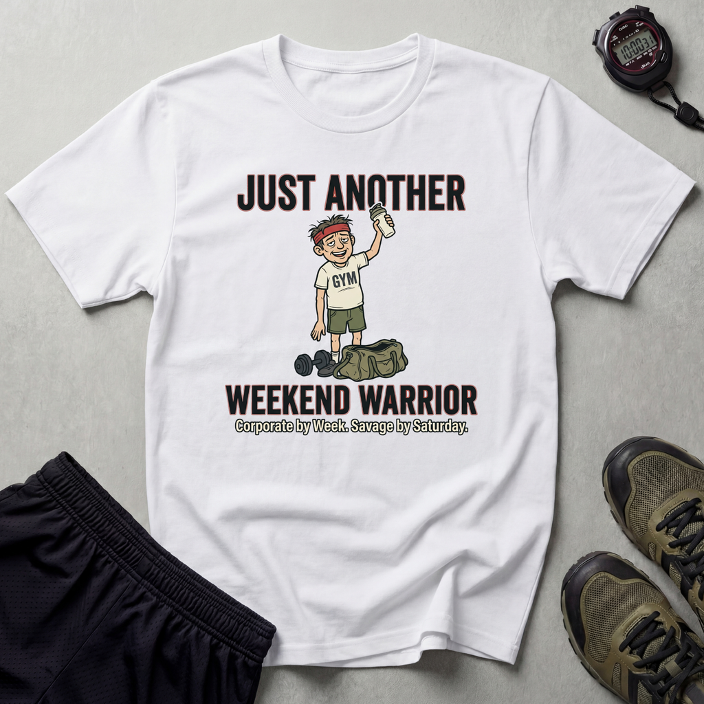 Just Another Weekend Warrior Funny Gym T-Shirt