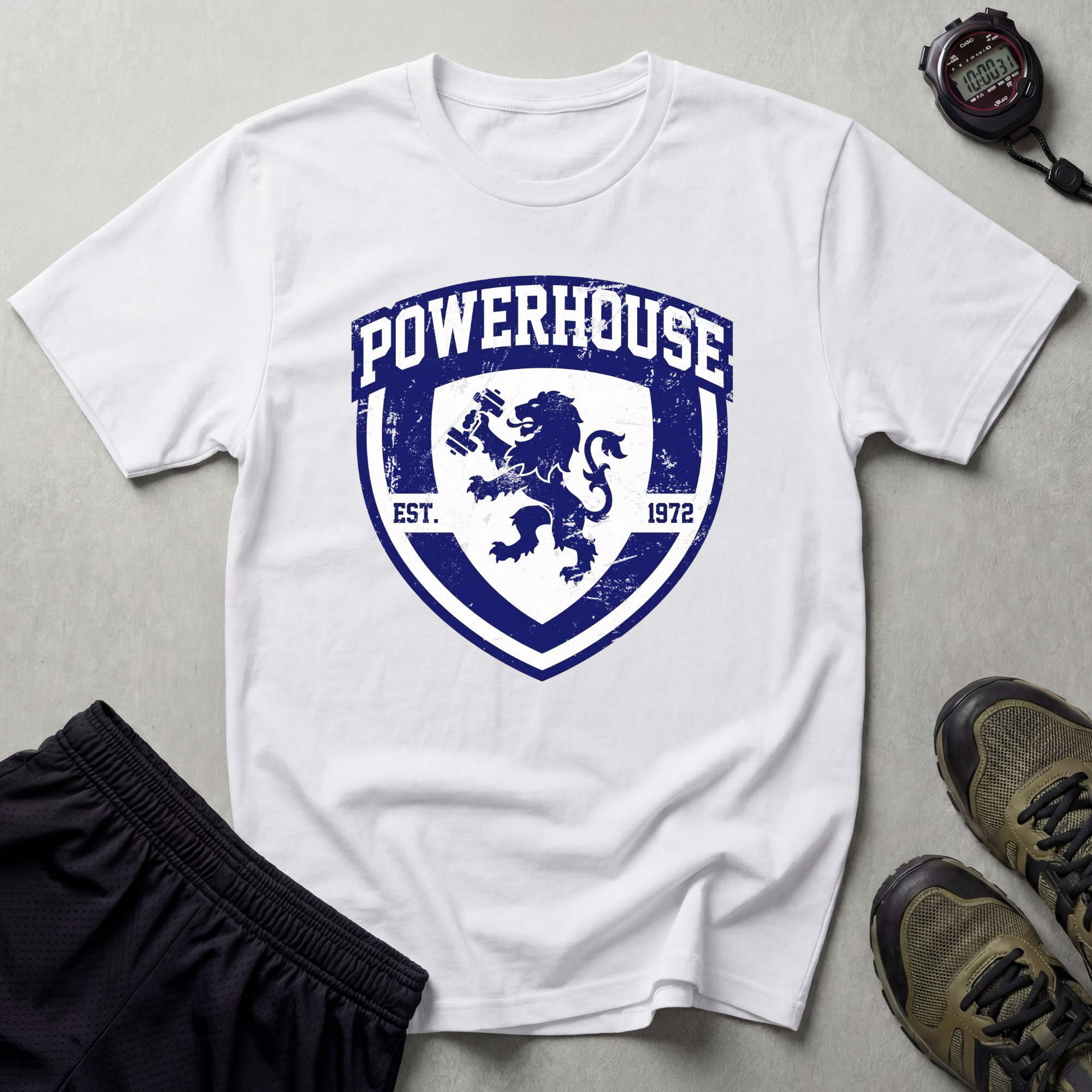 Powerhouse Weightlifting Lion Gym T-Shirt