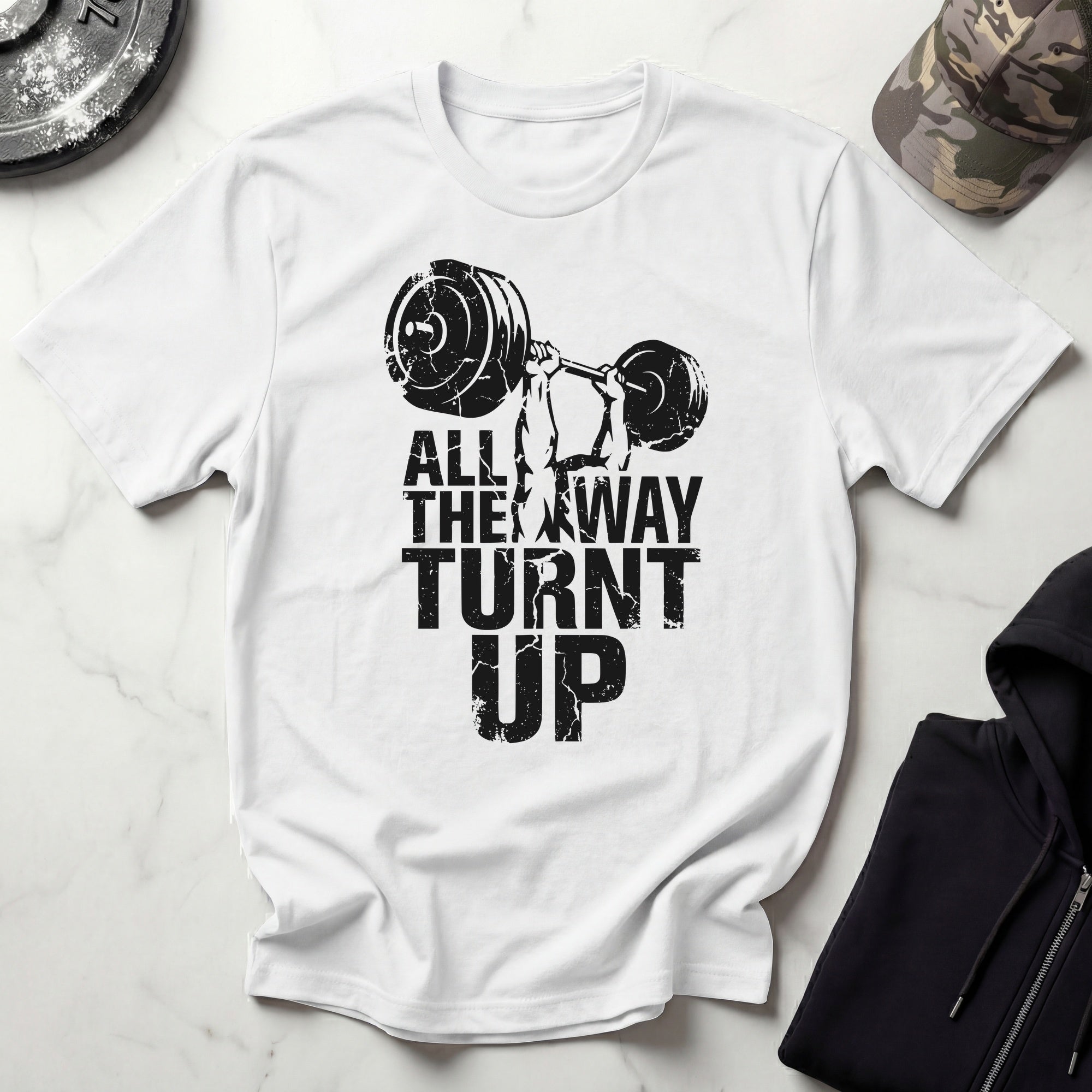 All The Way Turnt Up Vintage Gym T-Shirt