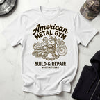 American Metal Austin TX Build and Repair Vintage Graphic Gym T-Shirt