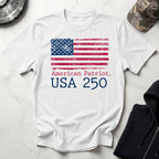 American Patriot USA 250 Graphic Vintage Gym T-Shirt