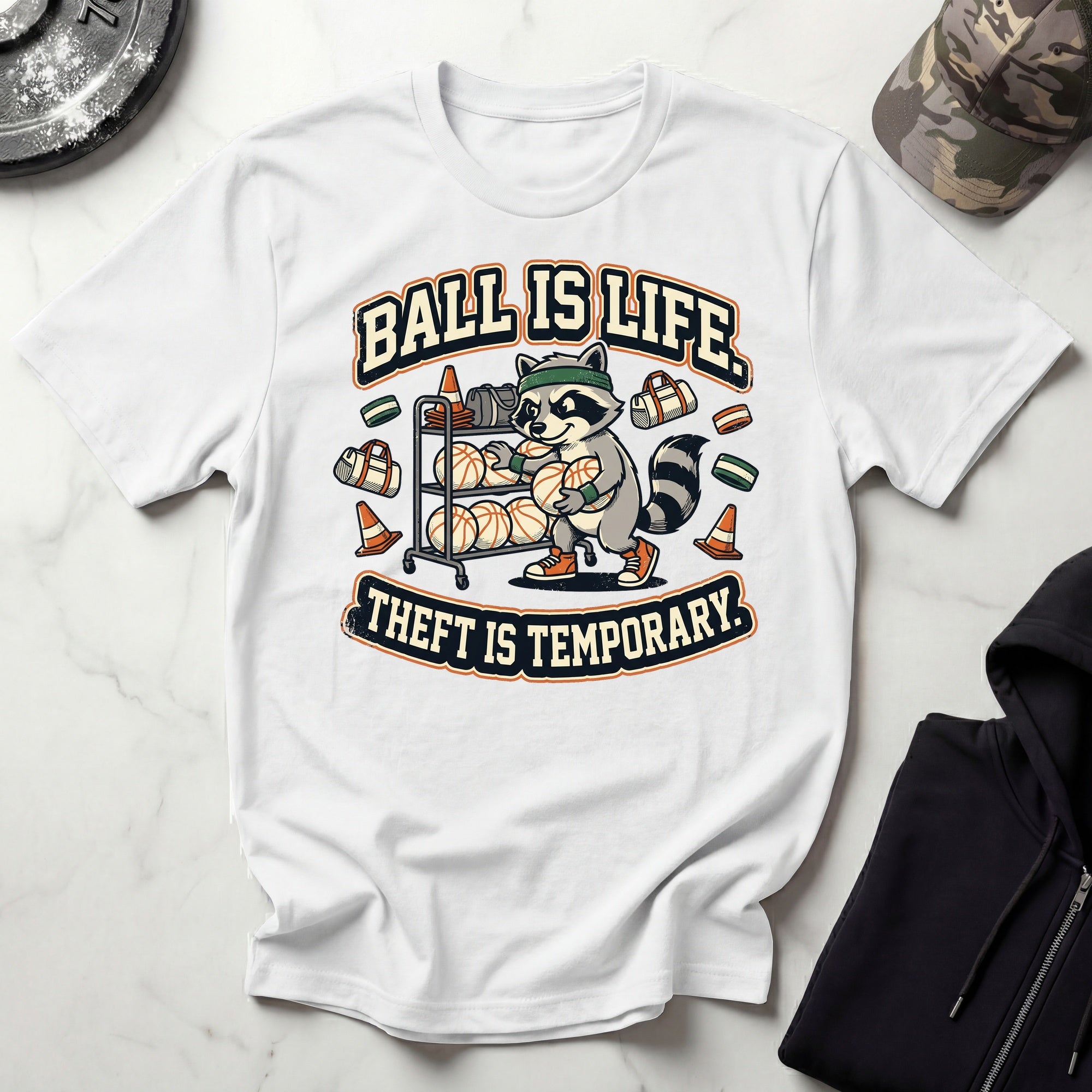 Basketball Is Life Vintage Gym T-Shirt