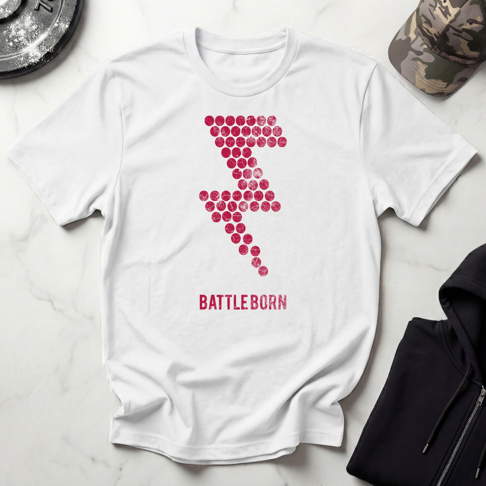 Battle Born Bolt Vintage Gym T-Shirt